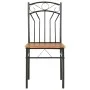 Dining chairs 4 units brown MDF by vidaXL, dining chairs - Ref: Foro24-281398, Price: 126,76 €, Discount: %