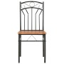Esszimmerstühle 4 Einheiten braunes MDF von vidaXL, Essstühle - Ref: Foro24-281398, Preis: 129,18 €, Rabatt: %