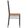 Esszimmerstühle 4 Einheiten braunes MDF von vidaXL, Essstühle - Ref: Foro24-281398, Preis: 129,18 €, Rabatt: %