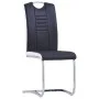 6 black synthetic leather cantilever dining chairs by vidaXL, dining chairs - Ref: Foro24-278832, Price: 471,54 €, Discount: %