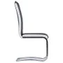 6 black synthetic leather cantilever dining chairs by vidaXL, dining chairs - Ref: Foro24-278832, Price: 471,54 €, Discount: %