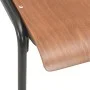 Esszimmerstühle, 4 Stück, massives Sperrholz und brauner Stahl von vidaXL, Essstühle - Ref: Foro24-280085, Preis: 290,09 €, R...