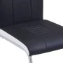 Freischwinger Esszimmerstühle 2 Einheiten Kunstleder schwarz von vidaXL, Essstühle - Ref: Foro24-281771, Preis: 169,34 €, Rab...