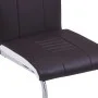 Cantilever dining chairs 4 units brown synthetic leather by vidaXL, dining chairs - Ref: Foro24-281776, Price: 242,16 €, Disc...