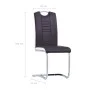 Cantilever dining chairs 4 units brown synthetic leather by vidaXL, dining chairs - Ref: Foro24-281776, Price: 242,16 €, Disc...