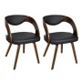 Esszimmerstühle 2 Einheiten braunes Kunstleder von vidaXL, Essstühle - Ref: Foro24-240706, Preis: 260,94 €, Rabatt: %