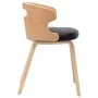 Esszimmerstühle 2 Stk. gebogenes Holz und schwarzes Kunstleder von vidaXL, Essstühle - Ref: Foro24-283109, Preis: 213,31 €, R...