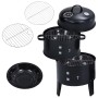 Holzkohle-Räuchergrill 3 in 1 40x80 cm von vidaXL, Grillen - Ref: Foro24-46613, Preis: 86,02 €, Rabatt: %