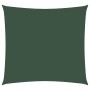 Toldo de vela cuadrado tela Oxford verde oscuro 4x4 m