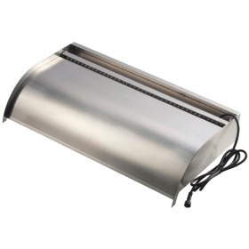 Ubbink Cascada Nevada 60 cm con luz LED acero inox