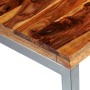 Dining table with steel legs and solid sheesham wood by vidaXL, Kitchen and dining tables - Ref: Foro24-242126, Price: 136,91...