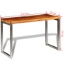 Esstisch mit Stahlbeinen und massivem Palisanderholz von vidaXL, Küchen- und Esstische - Ref: Foro24-242126, Preis: 136,97 €,...