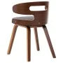Sillas de comedor 2 unidades madera curvada y tela gris oscuro by vidaXL, dining chairs - Ref: Foro24-283107, Price: 272,27 €...