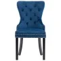 Esszimmerstühle 2 Einheiten blauer Samt von vidaXL, Essstühle - Ref: Foro24-287958, Preis: 286,31 €, Rabatt: %