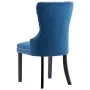 Esszimmerstühle 2 Einheiten blauer Samt von vidaXL, Essstühle - Ref: Foro24-287958, Preis: 286,31 €, Rabatt: %