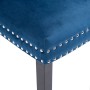 Dining chairs 2 units blue velvet by vidaXL, dining chairs - Ref: Foro24-287958, Price: 311,82 €, Discount: %