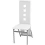 Esszimmerstühle 4 Einheiten aus weißem Kunstleder von vidaXL, Essstühle - Ref: Foro24-243647, Preis: 248,15 €, Rabatt: %