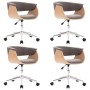 Drehbare Esszimmerstühle 4 Einheiten taupe Stoff von vidaXL, Essstühle - Ref: Foro24-3054888, Preis: 737,27 €, Rabatt: %