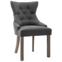 Esszimmerstühle 2 Einheiten aus grauem Stoff von vidaXL, Essstühle - Ref: Foro24-287944, Preis: 292,47 €, Rabatt: %