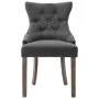 Dining chairs 2 units gray fabric by vidaXL, dining chairs - Ref: Foro24-287944, Price: 285,96 €, Discount: %