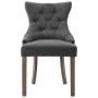 Esszimmerstühle 2 Einheiten aus grauem Stoff von vidaXL, Essstühle - Ref: Foro24-287944, Preis: 292,47 €, Rabatt: %