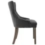 Dining chairs 2 units gray fabric by vidaXL, dining chairs - Ref: Foro24-287944, Price: 285,96 €, Discount: %