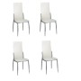 Dining chairs, 4 units, white synthetic leather by vidaXL, dining chairs - Ref: Foro24-60572, Price: 217,15 €, Discount: %