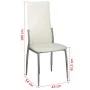 Esszimmerstühle 4 Einheiten Kunstleder weiß von vidaXL, Essstühle - Ref: Foro24-60572, Preis: 187,89 €, Rabatt: %