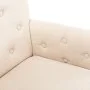 Esszimmerstuhl mit Armlehnen aus beigem Stoff von vidaXL, Essstühle - Ref: Foro24-287941, Preis: 217,01 €, Rabatt: %