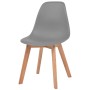 Esszimmerstühle 6 Einheiten aus grauem Kunststoff von vidaXL, Essstühle - Ref: Foro24-244776, Preis: 274,17 €, Rabatt: %