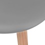 Esszimmerstühle 6 Einheiten aus grauem Kunststoff von vidaXL, Essstühle - Ref: Foro24-244776, Preis: 274,17 €, Rabatt: %