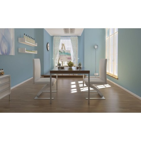 Sillas de comedor 2 unidades cuero sintético blanco de vidaXL, Sillas de comedor - Ref: Foro24-240043, Precio: 255,27 €, Desc...
