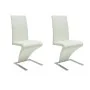Dining chairs 2 units white synthetic leather by vidaXL, dining chairs - Ref: Foro24-240043, Price: 251,62 €, Discount: %