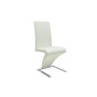 Sillas de comedor 2 unidades cuero sintético blanco de vidaXL, Sillas de comedor - Ref: Foro24-240043, Precio: 255,27 €, Desc...