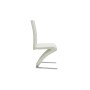 Sillas de comedor 2 unidades cuero sintético blanco de vidaXL, Sillas de comedor - Ref: Foro24-240043, Precio: 255,27 €, Desc...