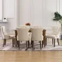 Dining chairs, 6 units, beige fabric. by vidaXL, dining chairs - Ref: Foro24-3058307, Price: 1,00 €, Discount: %