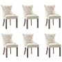 Dining chairs, 6 units, beige fabric. by vidaXL, dining chairs - Ref: Foro24-3058307, Price: 1,00 €, Discount: %