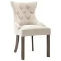 Dining chairs 4 units beige fabric by vidaXL, dining chairs - Ref: Foro24-3058303, Price: 708,09 €, Discount: %