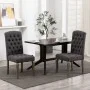 Esszimmerstühle, 2 Einheiten, grauer Stoff in Leinenoptik von vidaXL, Essstühle - Ref: Foro24-287948, Preis: 256,25 €, Rabatt: %