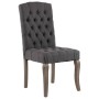 Dining chairs 2 units gray linen look fabric by vidaXL, dining chairs - Ref: Foro24-287948, Price: 255,71 €, Discount: %