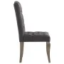 Esszimmerstühle, 2 Einheiten, grauer Stoff in Leinenoptik von vidaXL, Essstühle - Ref: Foro24-287948, Preis: 256,25 €, Rabatt: %