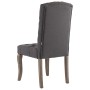 Esszimmerstühle, 2 Einheiten, grauer Stoff in Leinenoptik von vidaXL, Essstühle - Ref: Foro24-287948, Preis: 255,71 €, Rabatt: %