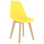 Esszimmerstühle 4 Einheiten aus gelbem Kunststoff von vidaXL, Essstühle - Ref: Foro24-289117, Preis: 172,49 €, Rabatt: %