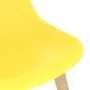 Sillas de comedor 4 unidades plástico amarillo de vidaXL, Sillas de comedor - Ref: Foro24-289117, Precio: 169,51 €, Descuento: %