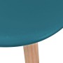 Esszimmerstühle 4 Einheiten aus türkisfarbenem Kunststoff von vidaXL, Essstühle - Ref: Foro24-244781, Preis: 171,76 €, Rabatt: %