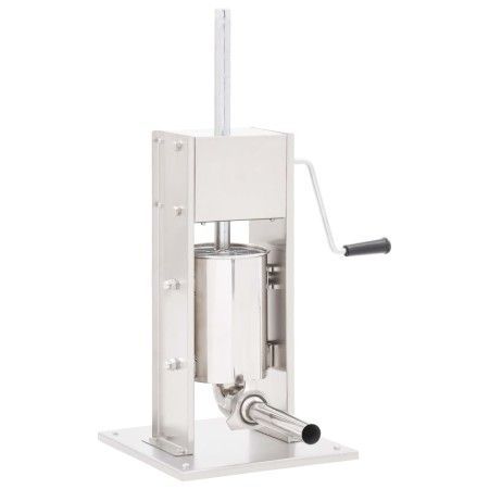 Embutidora manual de acero inoxidable plateado 3 L de vidaXL, Electrodomésticos de cocina - Ref: Foro24-50961, Precio: 209,54 €