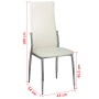 Esszimmerstühle 2 Einheiten aus weißem Kunstleder von vidaXL, Essstühle - Ref: Foro24-60571, Preis: 127,09 €, Rabatt: %