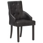 Dining chairs 2 units black genuine goat leather by vidaXL, dining chairs - Ref: Foro24-288290, Price: 363,82 €, Discount: %