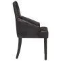 Esszimmerstühle, 2 Einheiten, schwarzes echtes Ziegenleder von vidaXL, Essstühle - Ref: Foro24-288290, Preis: 341,28 €, Rabat...