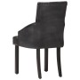 Dining chairs 2 units black genuine goat leather by vidaXL, dining chairs - Ref: Foro24-288290, Price: 363,82 €, Discount: %